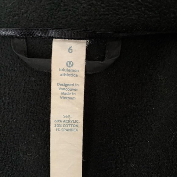 Lululemon Apres Sport Belted Jacket with Hood size 6 Brown/Grey/white tweed - Picture 12 of 12